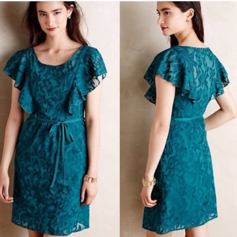 Anthropologie Scrollwork Dress